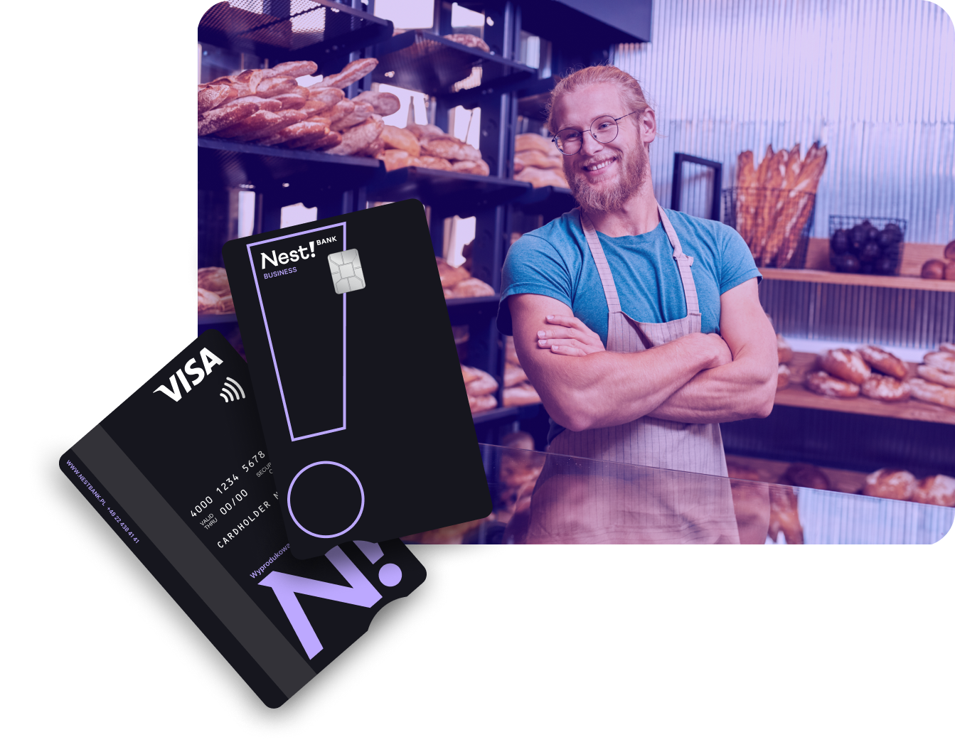 Przedsiebiorca w piekarni